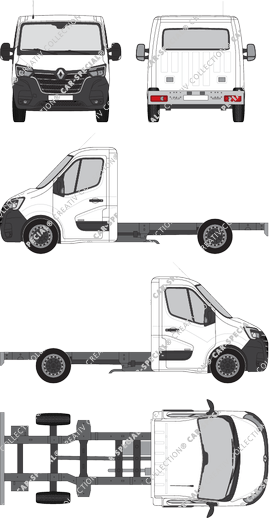 Renault Master Chassis for superstructures, 2019–2024 (Rena_848)