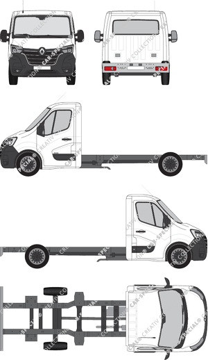 Renault Master Châssis pour superstructures, actuel (depuis 2019) (Rena_849)