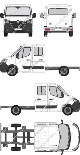 Renault Master Chassis for superstructures, current (since 2019) (Rena_851)