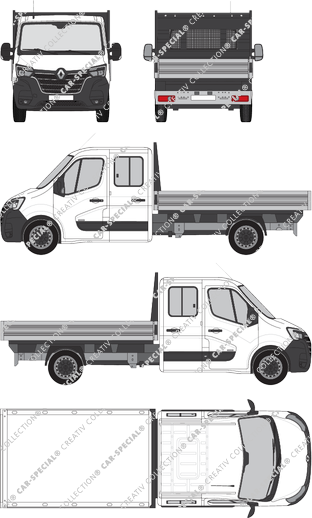 Renault Master tipper lorry, 2019–2024 (Rena_860)