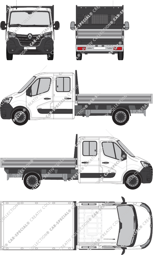 Renault Master, Kipper, L3H1, Doppelkabine (2019)