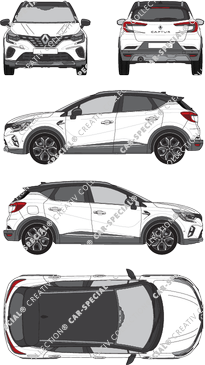 Renault Captur, 2019–2024 (Rena_869)