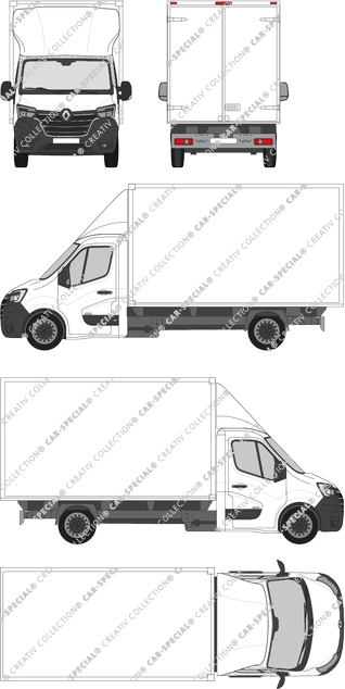 Renault Master Box bodies, current (since 2019) (Rena_874)