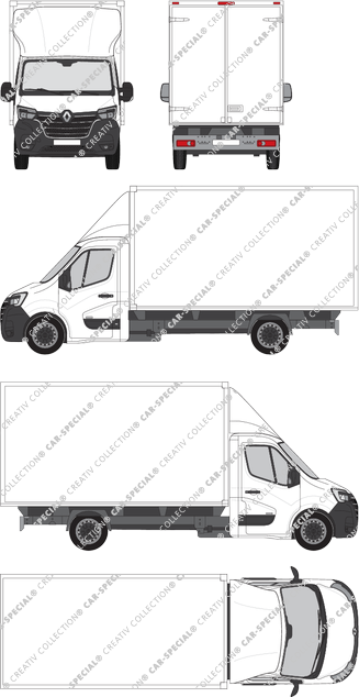 Renault Master Box bodies, current (since 2019) (Rena_875)