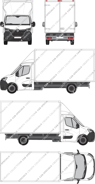 Renault Master Cuerpos de caja, 2019–2024 (Rena_875)