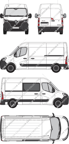 Renault Master van/transporter, current (since 2019) (Rena_899)