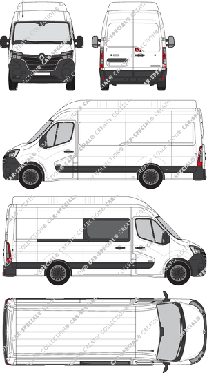 Renault Master van/transporter, current (since 2019) (Rena_913)