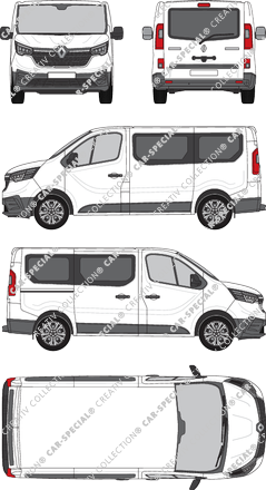 Renault Trafic minibus, current (since 2022) (Rena_953)