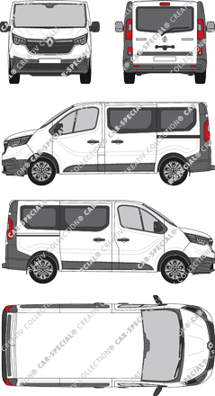 Renault Trafic camionnette, actuel (depuis 2022) (Rena_954)