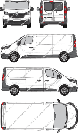 Renault Trafic van/transporter, current (since 2022) (Rena_957)