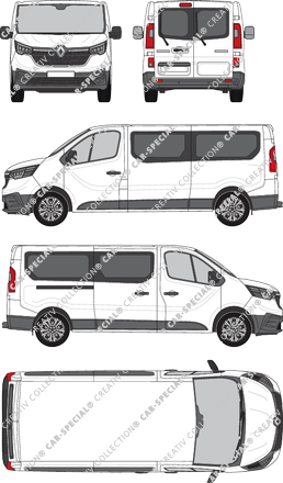 Renault Trafic minibus, current (since 2022) (Rena_965)