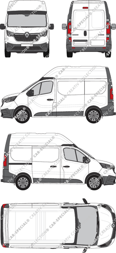 Renault Trafic furgón, actual (desde 2022) (Rena_975)