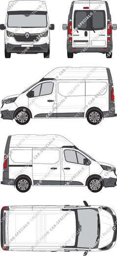 Renault Trafic van/transporter, current (since 2022) (Rena_977)