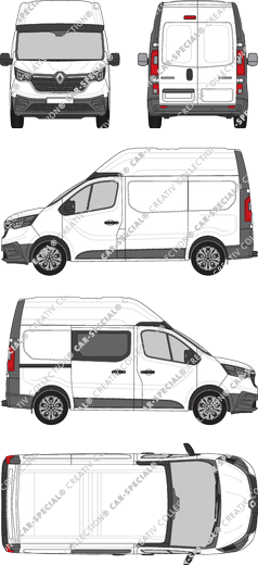 Renault Trafic van/transporter, current (since 2022) (Rena_979)