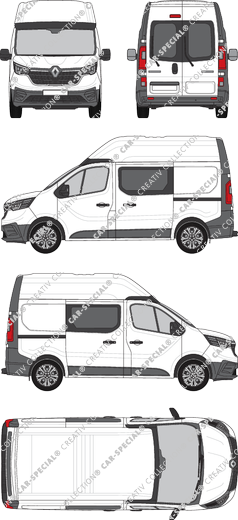 Renault Trafic fourgon, actuel (depuis 2022) (Rena_984)