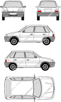 Rover 100, Hatchback, 5 Doors