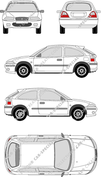 Rover 200, 1995–1999 (Rove_004)