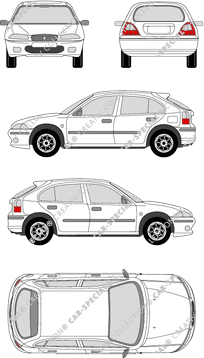 Rover 200, Hatchback, 5 Doors