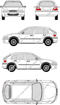 Rover 200, Kombilimousine, 5 Doors