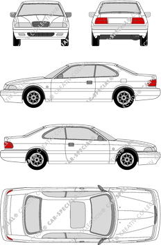 Rover 800, 1996–1999 (Rove_009)