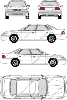 Rover 800, 1996–1999 (Rove_010)