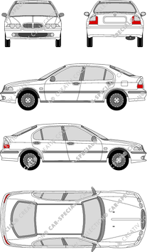 Rover 45, Combi coupé, 5 Doors