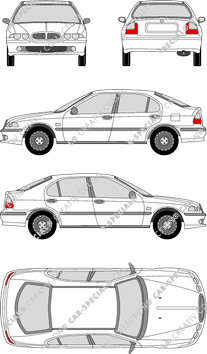 Rover 45, 1999–2004 (Rove_015)