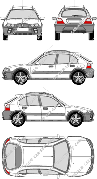 Rover Streetwise Hatchback, 2004–2005 (Rove_018)