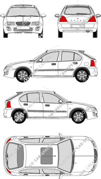 Rover 25 Hatchback, 2004–2005 (Rove_021)