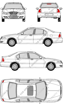 Rover 45 limusina, 2004–2005 (Rove_024)