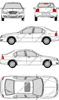 Rover 45, 2004–2005 (Rove_025)