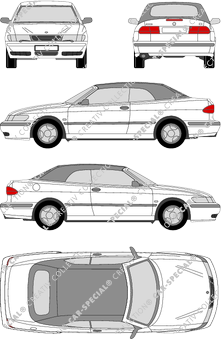 Saab 9-3, Cabrio, 2 Doors (1998)