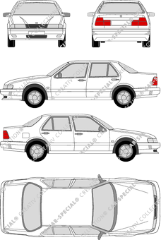 Saab 9000 CD, CD, berlina, 4 Doors (1994)