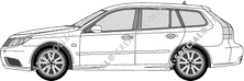 Saab 9-3 break, 2007–2011