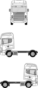 Scania R-Serie Topline 2-Achser, Série 4, Topline, Trattore, 2 essieux, Topline-Fahrerhaus