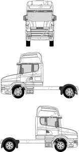 Scania T-Serie Hauber, Série 4, Hauber, Topline-Fahrerhaus