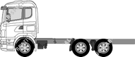 Scania R-Serie Fahrgestell für Aufbauten, 2004–2010