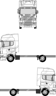 Scania R-Serie 2-axle, Series R, Chassis for superstructures, 2-axle, Topline cab (2004)