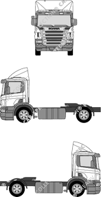 Scania P-Serie Lage Bumper Spoilerset, Lage Bumper, Spoilerset (2005)