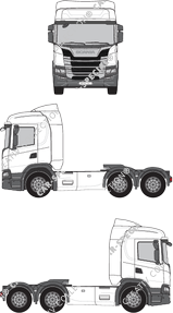 Scania G-Serie Aeropaket, Aeropaket, tractor unit, Mid cab (2018)
