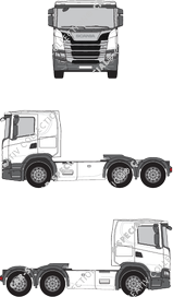 Scania G-Serie, Sattelzugmaschine, Fahrerhaus lang mit Flachdach (2018)