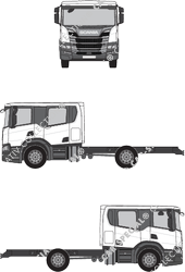 Scania P-Serie, Chasis para superestructuras, Crew Cab Long (2018)