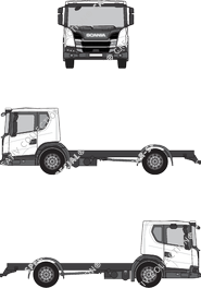 Scania L-Serie, CL20L, Fahrgestell für Aufbauten, Mittellanges L-Fahrerhaus (2018)