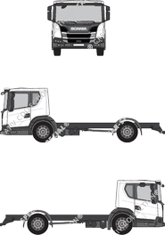 Scania L-Serie, CL20L, Chassis for superstructures, Mittellanges L-Fahrerhaus (2018)