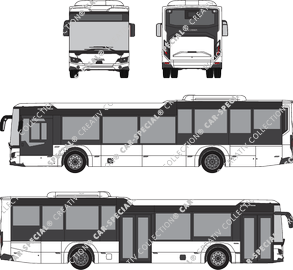 Scania Citywide LE Dubbele deur, voorzijde, lijnbus met lage instap, 2 Doors (2021)