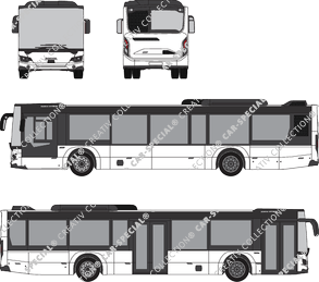 Scania Citywide LF Porte double, avant, autobus de ligne à plancher surbaissé, 2 Doors (2021)