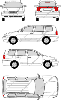 Seat Cordoba Vario, Vario, Kombi, 5 Doors