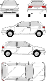 Seat Ibiza Hatchback, 1993–2000 (Seat_006)