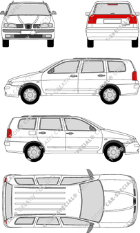 Seat Cordoba Vario, Vario, Kombi, 5 Doors (2000)