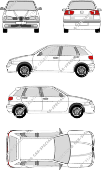 Seat Ibiza, Hatchback, 4 Doors (2000)